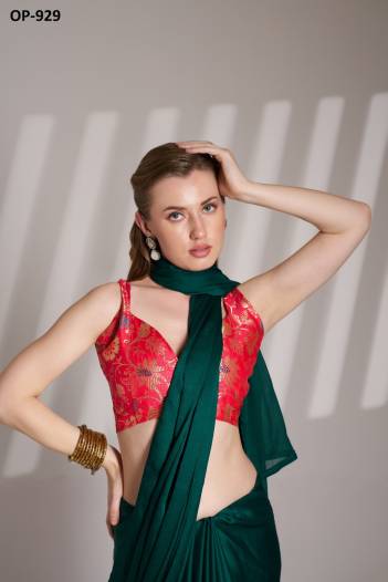 LAXMINAM OP-929 DESIGNER SATIN SAREE WHOLESALER IN INDIA